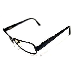 Persol 2278-S 594/31 No Lenses Black Metal Rectangle Sunglasses Frame 59-18 135